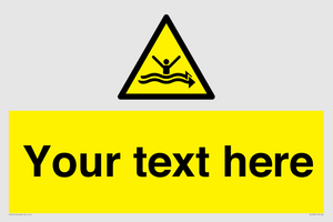 Custom Warning strong currents